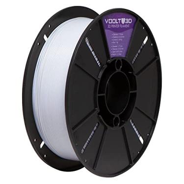 Imagem de Filamento PETG Branco Dental Premium 1kg - 1.75Mm Voolt 3D Para Impressora 3D