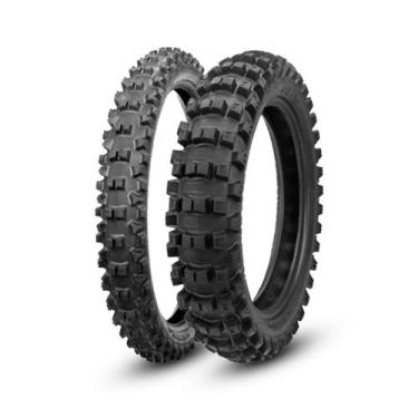 Imagem de Par Pneu Borilli 80/100-21 Medium Mx77 + 110/100-18 Exc B007