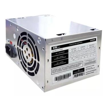 Imagem de Fonte de alimentação para PC 230W prata 110V/220V - ATX, 230W