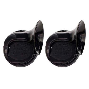 Imagem de Buzina Caracol Dupla Universal 12v 2 Terminais - VETOR