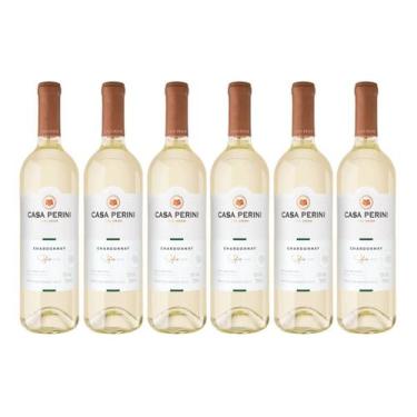 Imagem de Vinho Branco Seco Casa Perini Chardonnay 750ml Caixa 6un