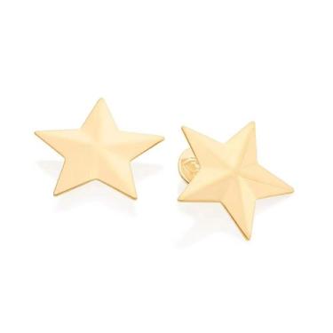 Imagem de Brincos banhado ouro 3x 24k 18k e 22k ou prata 925 femininos grandes e