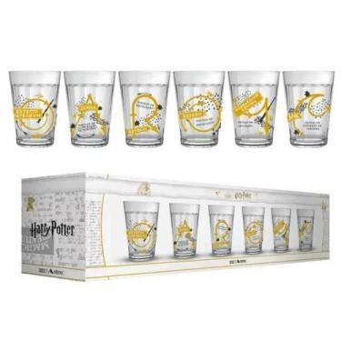 Imagem de Kit 6 Copos Americano Harry Potter 190Ml - Oro Comercio