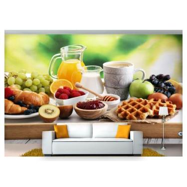 Imagem de Papel De Parede Café Da Manhã Saudável 3D Al173 - Você Decora