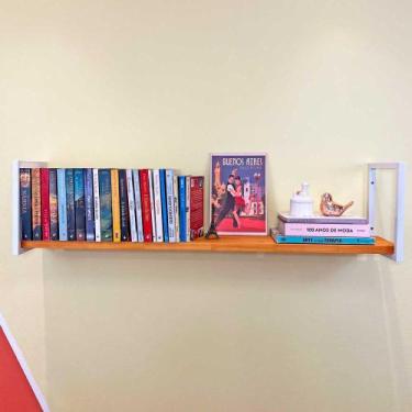 Imagem de Prateleira de Ferro e Madeira Industrial de Parede Style 1 Prateleira 