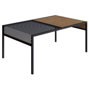 Imagem de Mesa de Centro Industrial York Artesano Retangular 80 cm (largura) em 