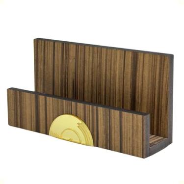 Imagem de Porta Discos Vinil Suporte Mdf E Acrílico Espelhado Dourado