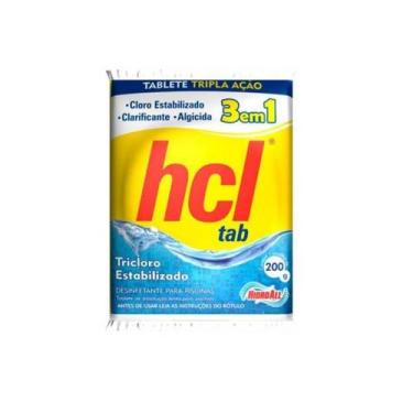 Imagem de 10 unidades hidroall tablete hcl 3 em 1 - tripla ação 200 gramas
