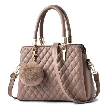 Imagem de Bolsa Feminina Média Transversal Metalassê com Chaveiro - Amorecas Fas