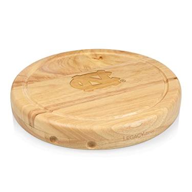 Imagem de PICNIC TIME NCAA North Carolina Tar Heels Circo Conjunto de Tábua de Queijo e Faca - Conjunto de Tábua de Charcutaria - Tábua de Corte de Madeira