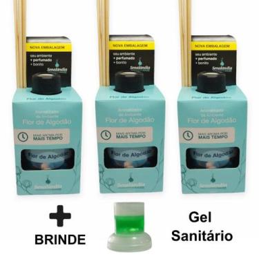 Imagem de 3 Difusor Ambiente Aromatizador Vareta 280ml Cheirinho Ar Perfume Casa