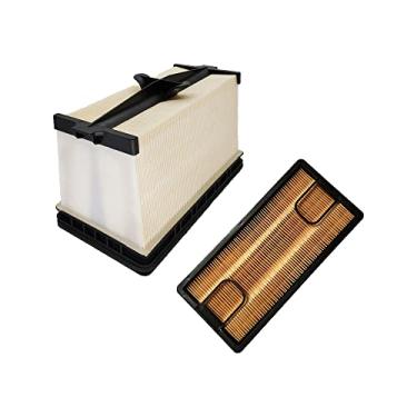 Imagem de LeleoCar PA31011 7010030 Conjunto de filtros de ar substitui 7010031 P636749 WA10861 SA16783 e PA31010 7286652 WA10860 Substituição para carregadores Bobcat A770 S740 S7500 T740 Manipuladores