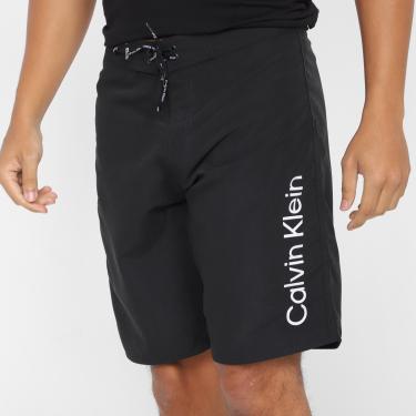 Imagem de Bermuda D' Água Calvin Klein Liso Micro Básica Masculina-Masculino