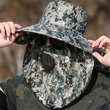Imagem de Chapéu Proteção Nuca Face UV+ Pesca Camping Lazer - lamazon