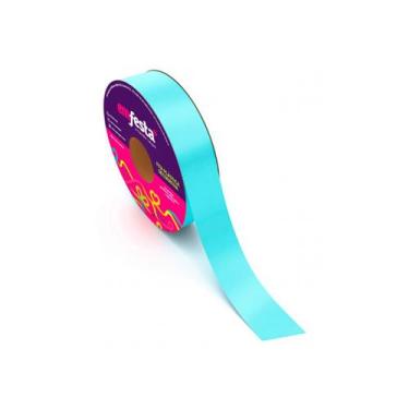 Imagem de Rolo Fita Lisa Candy Azul - 30mm x 50m - EmFesta - Bela Industria e Co