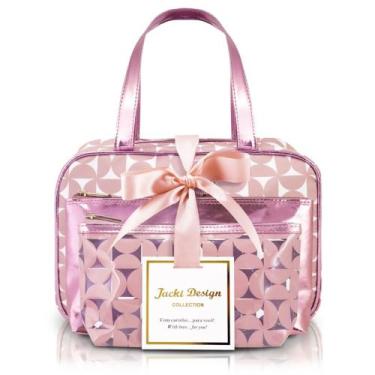 Imagem de Kit de Necessaire com 3 pçs Glitz Jacki Design Rosa