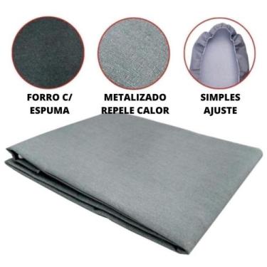 Imagem de Capa Forro Térmico Aluminizada Para Tábua De Passar Roupas - Melhores 
