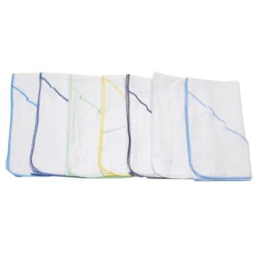 Imagem de Fralda Toalha Capuz Quad. 68x78 Com Croche Kit Com 6 Pçs - Dugu, Mascu