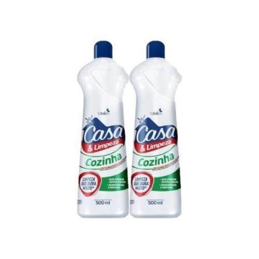 Imagem de Kit 2 Desengordurante Cozinha Remove Todo Óleo - CasaKm