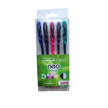 Imagem de Kit Caneta Uni-Ball Signo Angelic Colour/ Sparkling/ Noble Metal/ Neo 