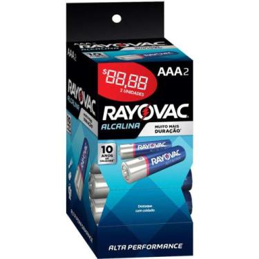 Imagem de Pilha Alcalina Palito AAA 16 Pacotes com 2 Unidades - Rayovac