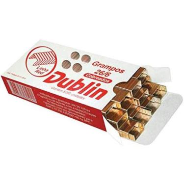 Imagem de Grampo para Grampeador 26/6 Cobreado 5000 Dublin - ACC