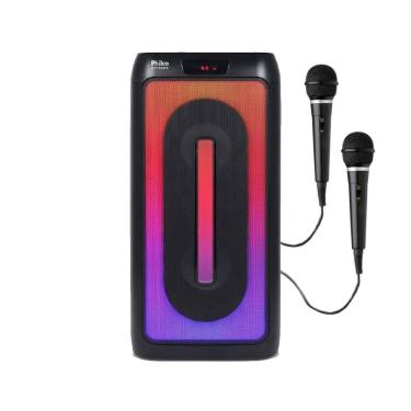 Imagem de Caixa de Som Amplificada Philco PCX4501 Flash Lights TWS 350w-2 Mic