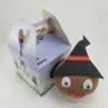 Imagem de Boneco ecológico Bruxinha halloween - Horta e Jardim