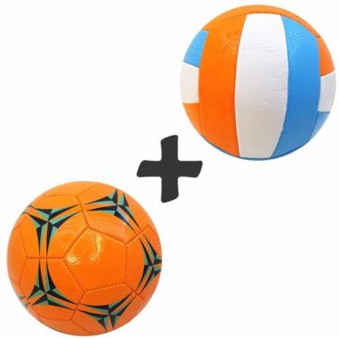 Imagem de Kit Bola De Vôlei N05 + Bola De Futebol N05 - XH