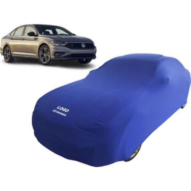 Imagem de Capa De Tecido Sob Medida Para Carro Volkswagen Jetta - Mz, Azul
