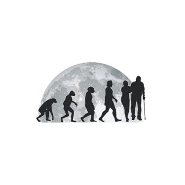 Imagem de Caregiver Notebook: Elderly Carer Evolution Moon Geriatric Nurse / 6x9 inches / 120 graph sites