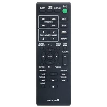 Imagem de Allimity Controle remoto de substituição RM-AMU185 RMAMU185 compatível com o sistema de áudio doméstico Sony MHC-EC619iP SS-ECL5 HCD-EC619iP HCD-EC619IP MHCEC619iP SSECL5 HCDEC619iP HCDEC619IP