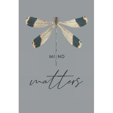 Imagem de Mind Matters Dragonfly Insect Ambition Motivation Focus Psychology: PUZZLE BOOK - Funny dragonfly thought mind, gift idea - A5 (6x9) - 125 pages - ... riddle, note, book, sketch, planner, boredom
