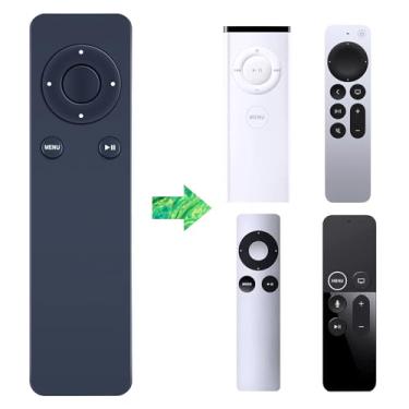 Imagem de Controle remoto de substituição compatível com Apple TV 4K 1 2 3 A1427 A1469 A1378 A1294 MD199LL/A MC572LL/A MC377LL/A MM4T2AM/A MM4T2ZM/A MacBook iPhone Dock Music System