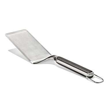 Imagem de OXO Espátula de chapa grande Good Grips – Espátula de chapa de aço inoxidável durável com cabeça chanfrada e aderência antiderrapante para chapa interna ou externa, acessórios de chapa e acessórios de