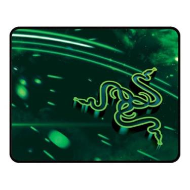 Imagem de Mousepad, Razer, Goliathus Speed (médio): Tapete suave para jogos - base de borracha antiderrapante - design de tecido portátil - moldura costurada antidesgaste - cósmico