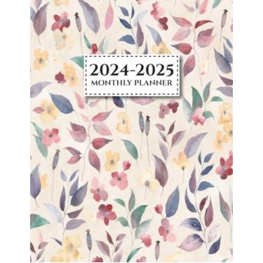 Imagem de 2024-2025 Monthly Planner: Two Year Calendar Schedule Organizer, January 2024 - December 2025 (24 Months) with Holidays and Inspirational Quotes