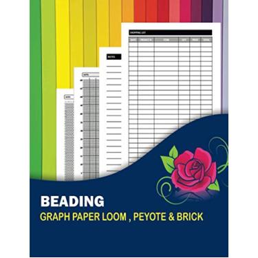 Imagem de Beading Graph Paper Loom, Payote & Brick: Blank Multiple Pattern Beading Graph Paper (Square/Loom Brick Peyote) For Designing Your Own Unique Beadwork Designs For Jewelry