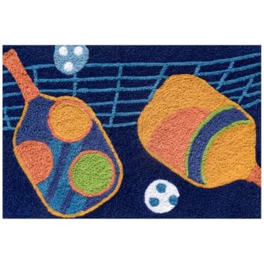 Imagem de Jellybean Tapete lavável Ready to Pickle Accent 50,8 cm x 76,2 cm, azul, desenhado por Martha Collins