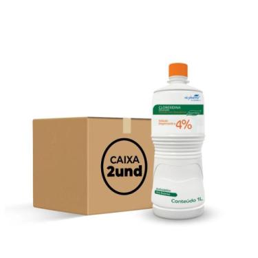 Imagem de Clorexidina 4,0% degermante 1000 ml (kit c/02) - vic pharma