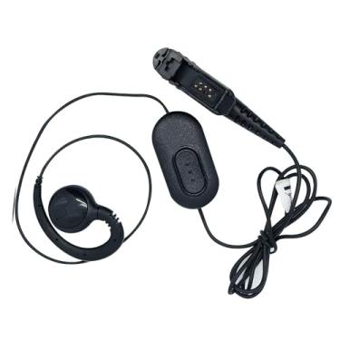 Imagem de VBLL Fone de ouvido giratório original em forma de G para DGP8050 Elite DP2600 DP3441 XPR3500 XPR3000 XPR3300 XPR3300e XPR3500e XIR P6620 XIR P6600 MTP3100 MTP3550