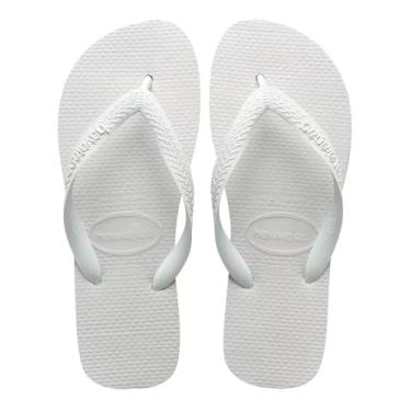 Imagem de Chinelo Masculino e Feminino Havainas Branca Top Original (Branco, BR, Adulto, Faixa Numérico, 43, 44) (Branco, BR, Adulto, Faixa Numérico, 33, 34)