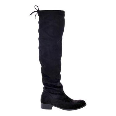 Imagem de Bota Over The Knee Feminina Cano Longo - Parthenon, Preto