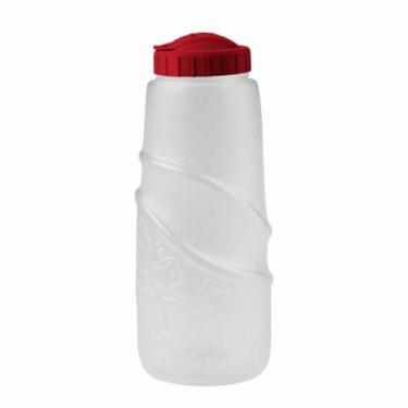 Imagem de Garrafa De Água Jarra Suco Geladeira Bpa Free Tampa Higiênica 1 Litro (Vermelho)