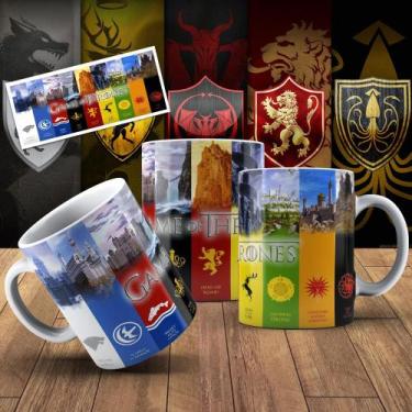 Imagem de Caneca de Porcelana 325ml Personalizada Game Of Thrones Decorada - Gen