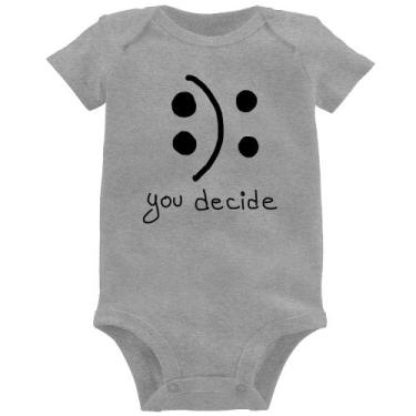 Imagem de Body Bebê You Decide - Foca na Moda, Cinza, GG