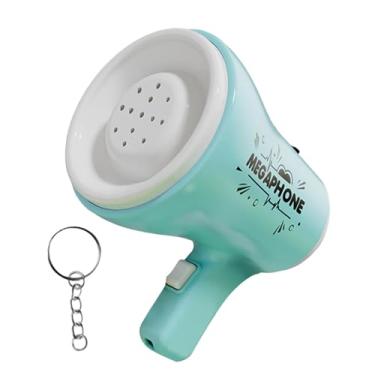 Imagem de Esquirla Palestrante portátil do megafone alto com a cadeia suspensa Creative Megaphone BullHorn amplificador portátil para vender promover, Azul