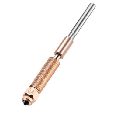 Imagem de Bocal K1C/Ender 3 V3: Kit de bocal Ender 3 V3 Plus com agulhas de limpeza para kit de bicos de impressora 3D Creality Unicorn Quick-Swap (1 peça 0,4 mm)