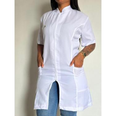 Imagem de Jaleco OXFORD Manga Curta. - Aide Jalecos, Branco,  P