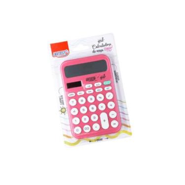 Imagem de Calculadora BRW Soul Grande Com 12 Dígitos, Rosa